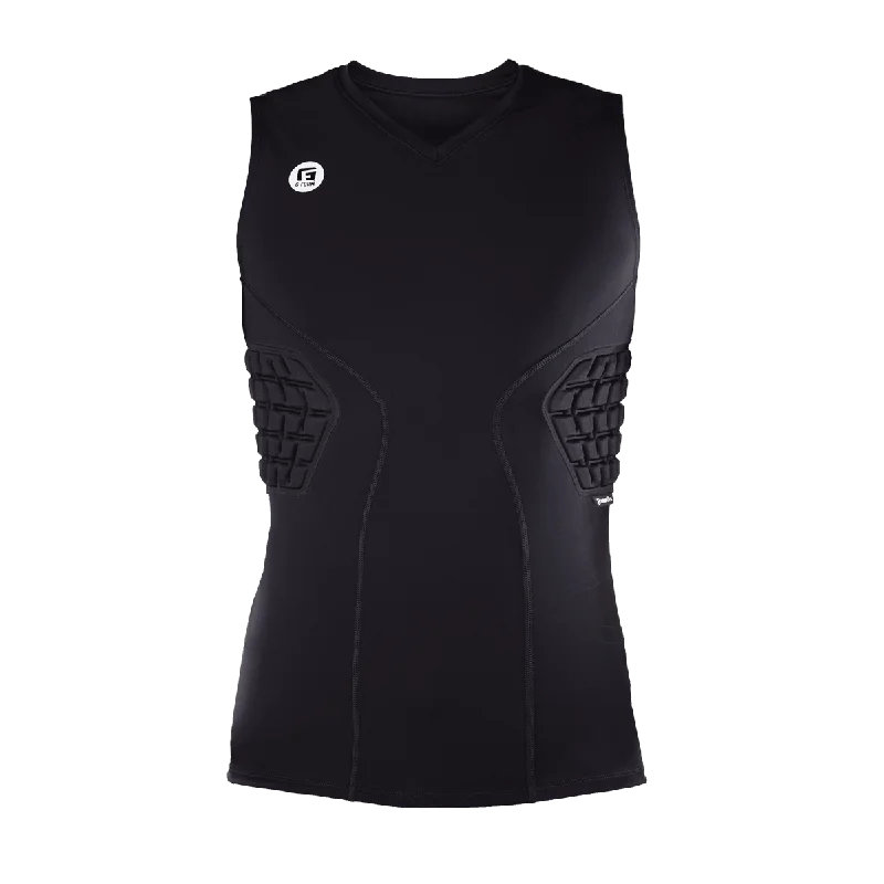 Embroidered Volleyball Jersey-Padded Compression Basketball Shirt