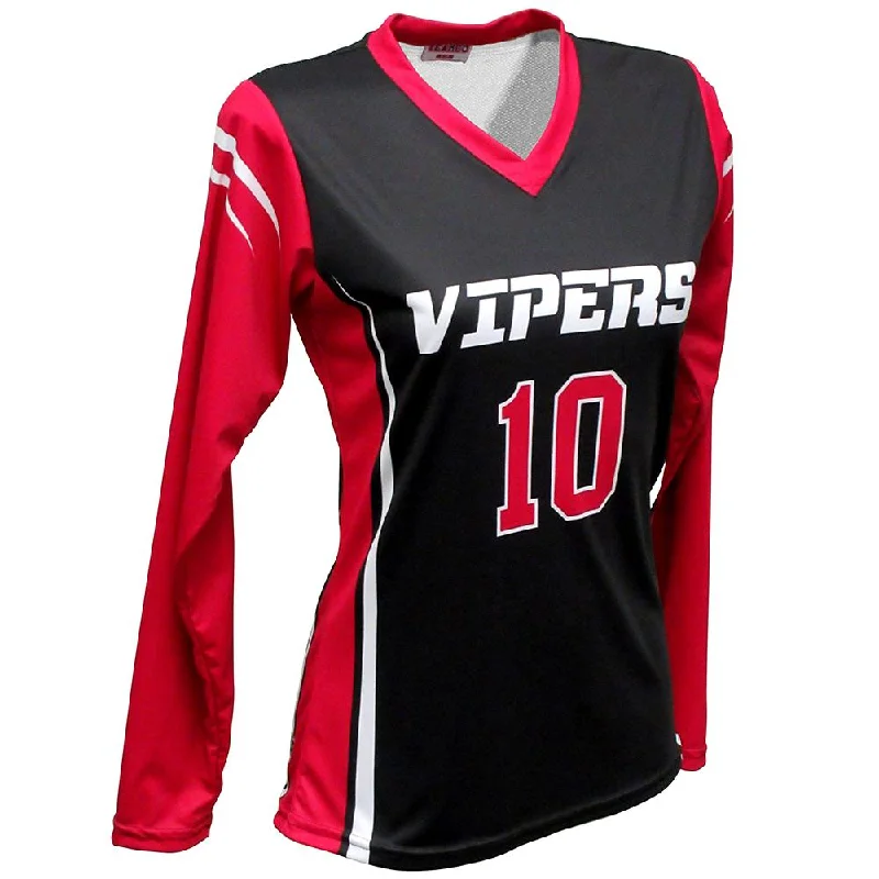 Volleyball Jersey for Volleyball Families-SVB 1110LS - Women's Volleyball Jersey