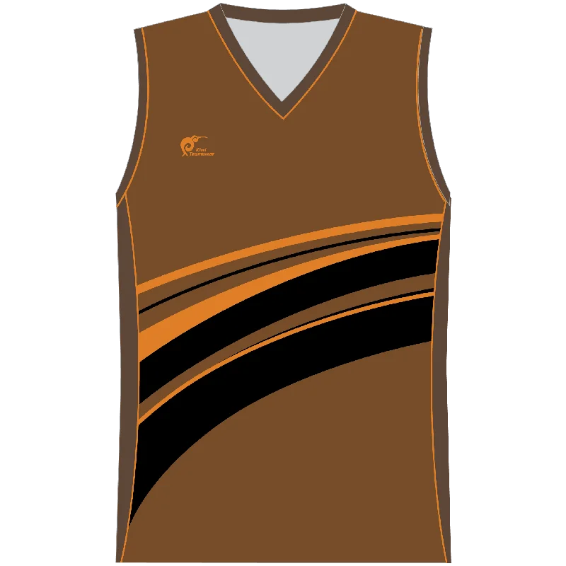 Personalized Volleyball Jersey for Tournament-Kids Sublimated Sleeveless Shirt