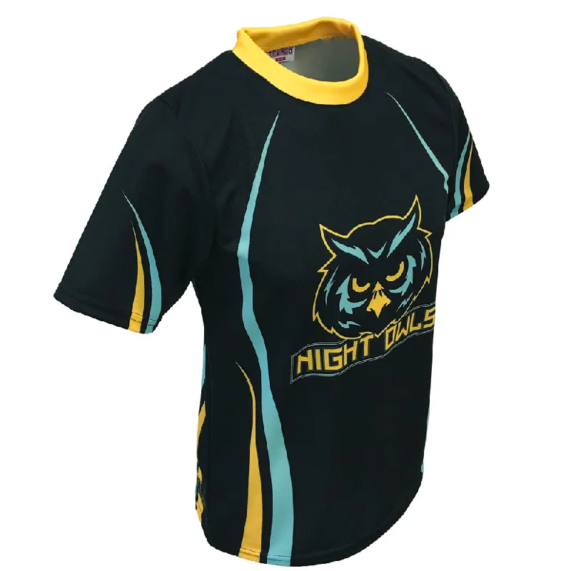 Volleyball Jersey with Sleeve Stripes-SSC 2107 - Short Sleeve Jersey