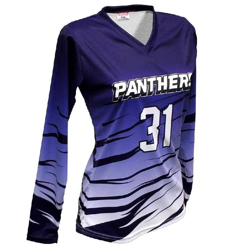 Volleyball Jersey for College Volleyball-SVB 1115LS - Women's Volleyball Jersey