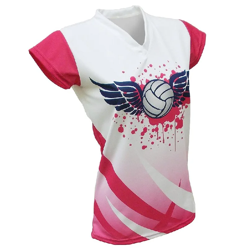 Volleyball Jersey with Team Banner-SVB 1030 - Women's Volleyball Jersey