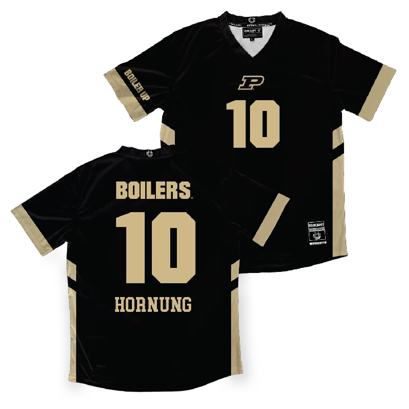 Cool Volleyball Jersey-Purdue Women's Volleyball Black Jersey - Ali Hornung | #10