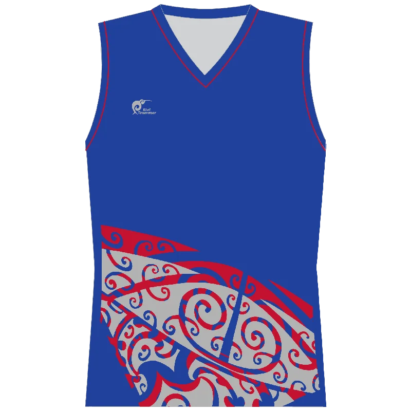 Custom Volleyball Jersey with Logo Design-Womens Sublimated Sleeveless Shirt