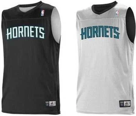 Basketball Jersey for Custom Event-Alleson Athletic A105LY Youth NBA Logo Reversible Jersey - Charlotte Hornets