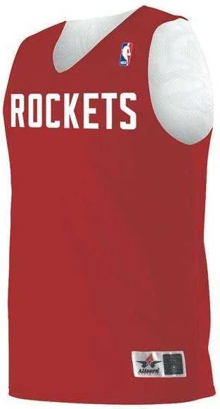 Basketball Jersey for Women-Alleson Athletic A115LA Adult NBA Logo'd Reversible Jersey - Houston Rockets