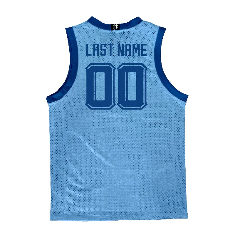 Basketball Jersey for Men with Name-Championship Blue Marquette Men's Basketball Jersey - Cameron Brown