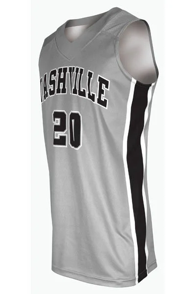 Basketball Jersey with Team Name Embroidery-Dynamic Team Sports Custom Sublimated Basketball Jersey Design