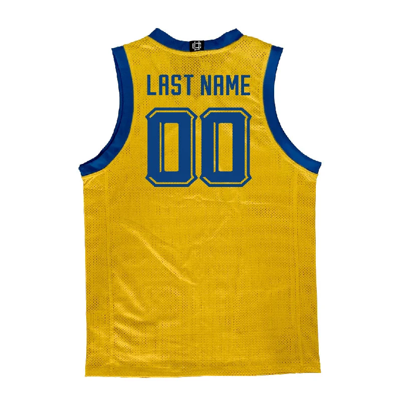 Basketball Jersey for Sports Enthusiasts-Gold Marquette Men's Basketball Jersey - Cameron Brown