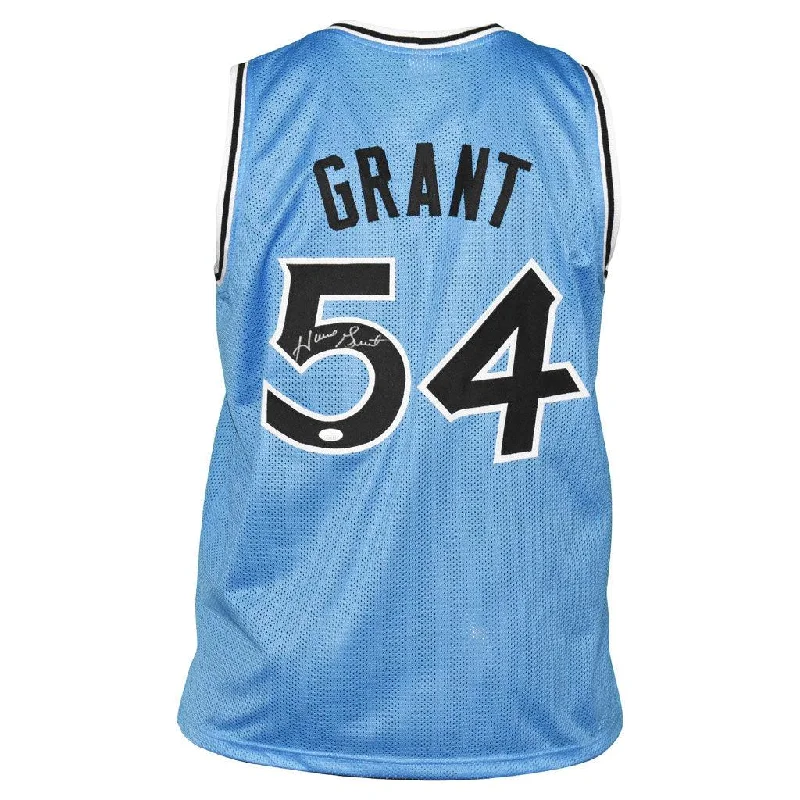 Basketball Jersey for Customized Logo-Horace Grant Signed Orlando Blue Basketball Jersey (JSA)