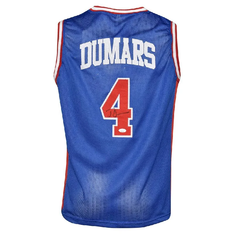 Basketball Jersey with Retro Colors-Joe Dumars Signed Detroit Pro Blue Basketball Jersey (JSA)