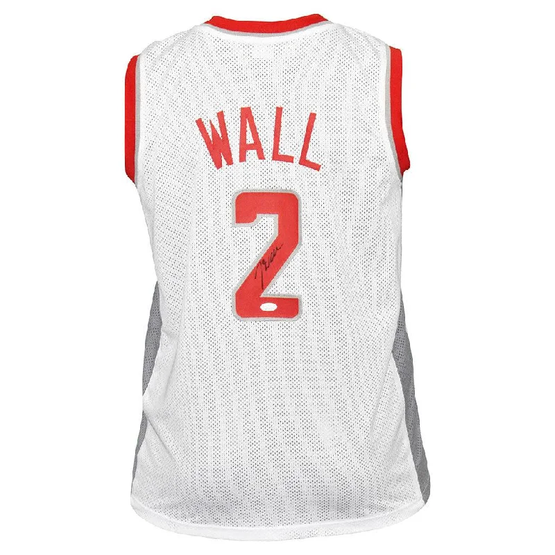 Basketball Jersey with Fan Design-John Wall Signed Houston White Basketball Jersey (JSA)