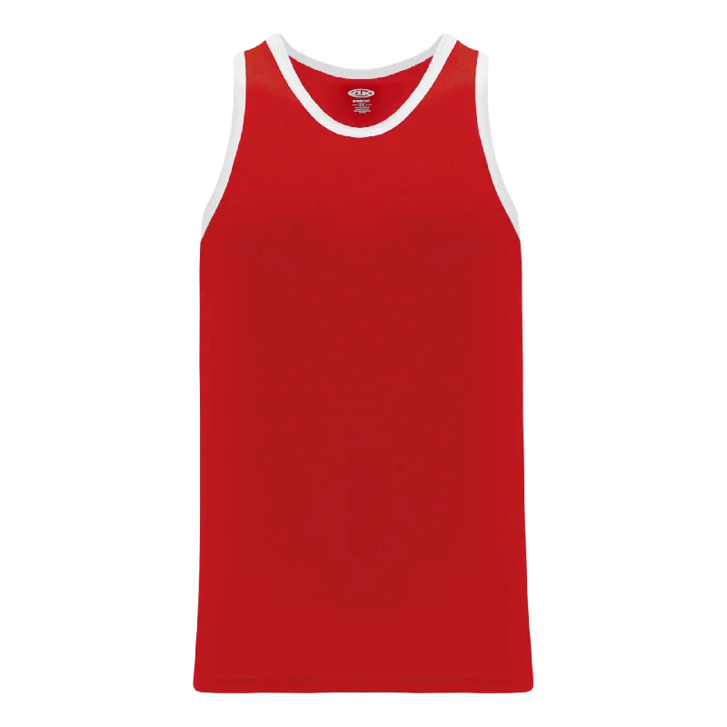 Basketball Jersey for Practice Games-Athletic Knit Ladies Performance Tank Style Basketball Jersey