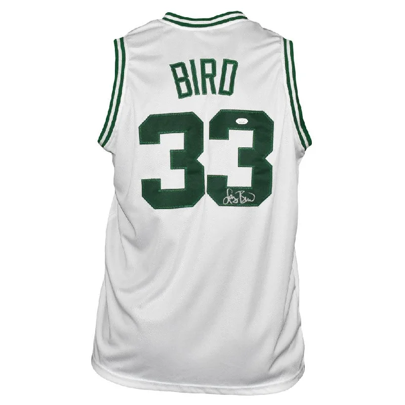 Basketball Jersey for Big Teams-Larry Bird Signed Boston Pro White Basketball Jersey (JSA)