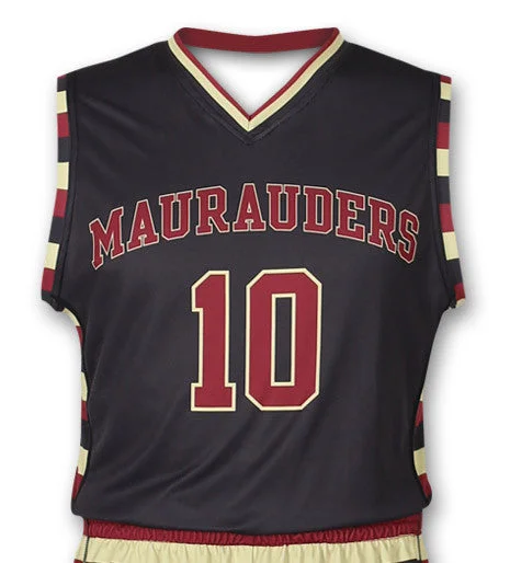 Basketball Jersey with Team Banner-Dynamic Team Sports 'Maurader' Custom Sublimated Basketball Jersey