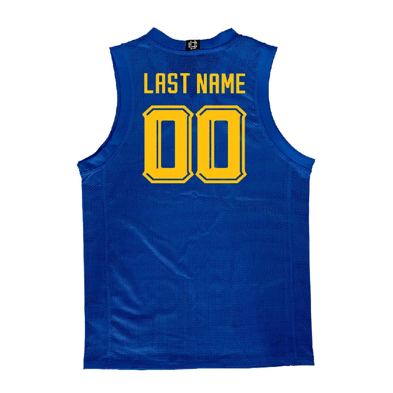 Basketball Jersey for Big Teams-Navy Marquette Men's Basketball Jersey - Cameron Brown