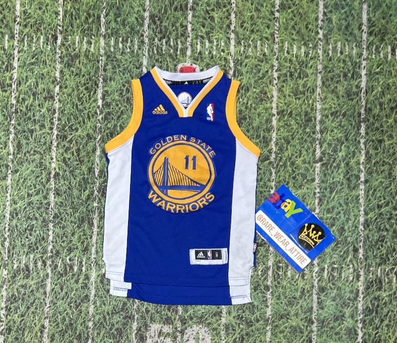 Adult Basketball Jersey-NBA JERSEY GOLDEN STATE WARRIORS Klay Thompson Sleeve Sz S Kid Basketball nba