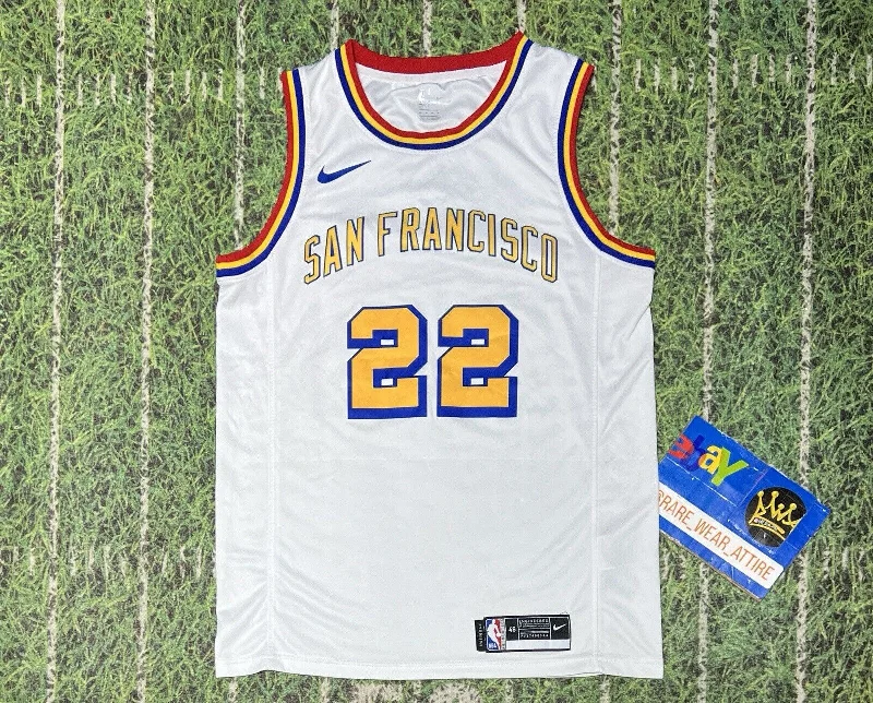 Basketball Jersey with Patch-Nike 44 Golden State Warriors Andrew Wiggins 2022 City Swingman Jersey