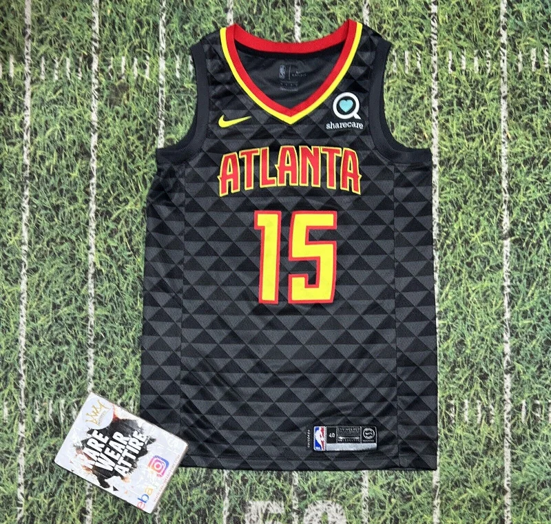 Basketball Jersey for College Players-Nike NBA Atlanta Hawks Vince Carter Basketball Jersey Sz 40 S