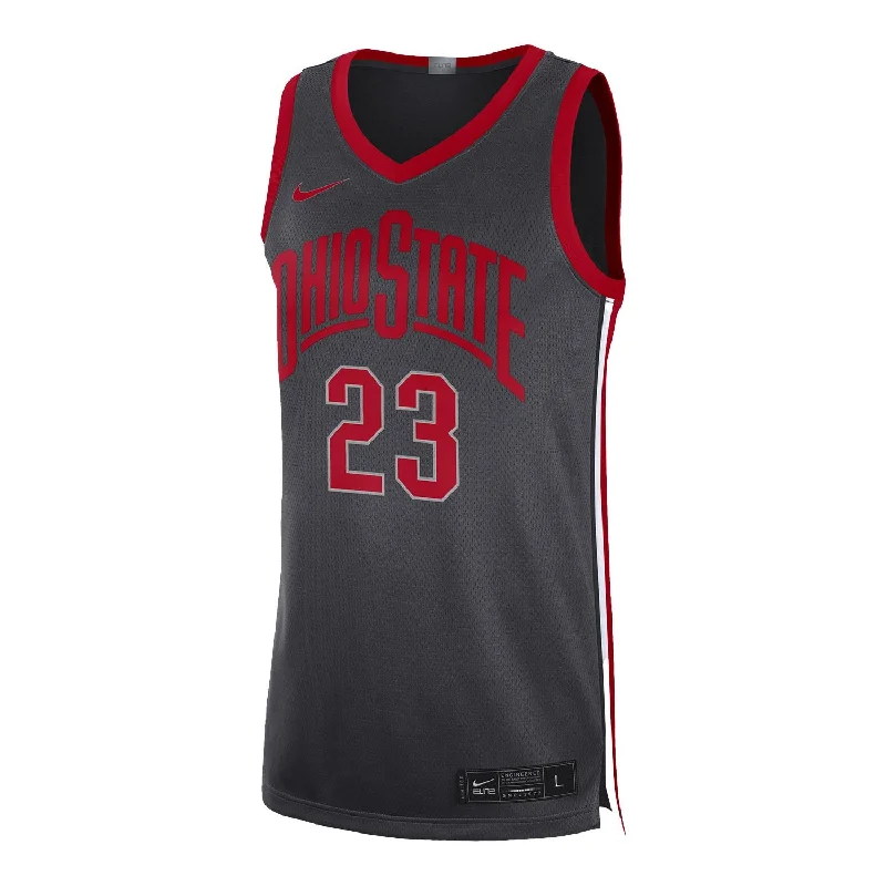 Basketball Jersey with Bold Colors-Ohio State Buckeyes Limited Lebron James Basketball Jersey