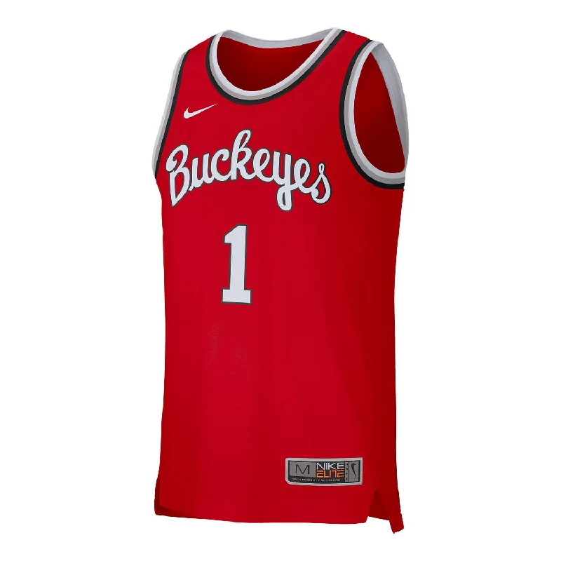 Basketball Jersey for Practice-Ohio State Buckeyes Nike Replica Retro Basketball Jersey