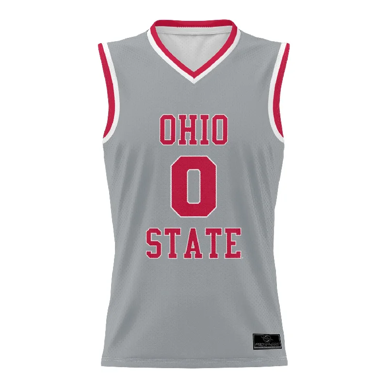 Custom Basketball Jersey with Number-Ohio State Buckeyes ProSphere Replica Basketball Jersey