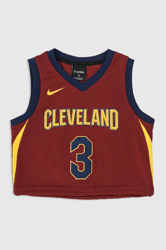 Custom Basketball Jersey with Initials-Rework Cavaliers Crop Jersey - XS