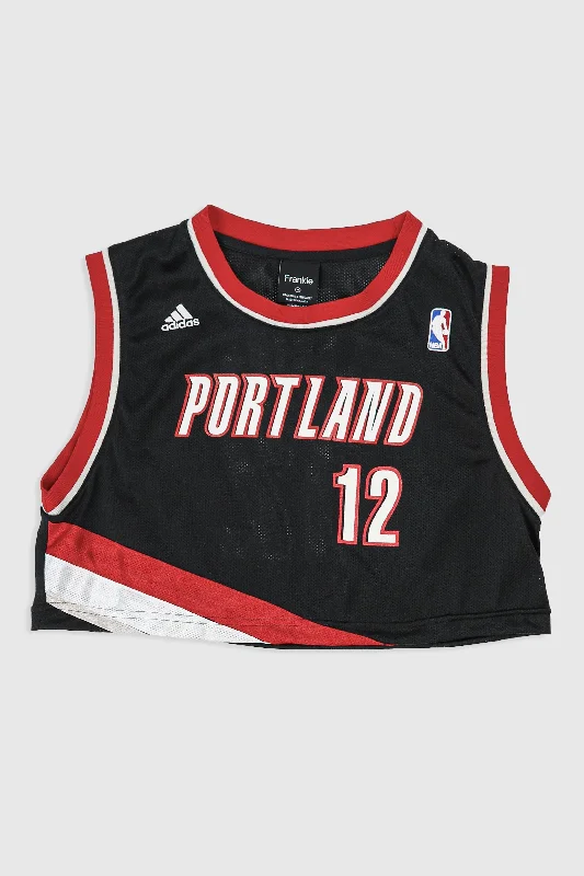 Custom Basketball Jersey for Fans-Rework Trailblazers Crop Jersey - M