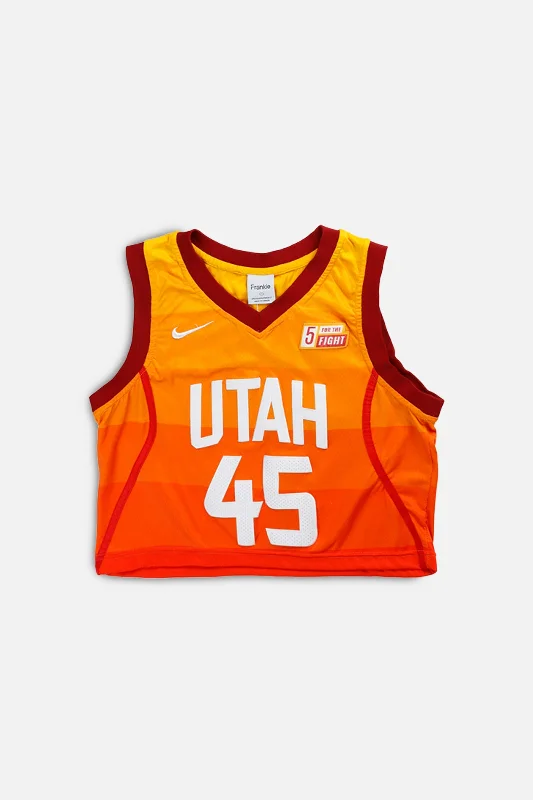 Basketball Jersey with Custom Fit-Rework Utah Basketball Crop Jersey - S