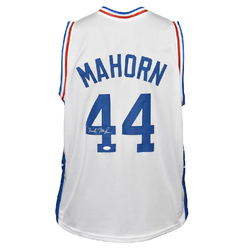 Basketball Jersey with Reversible Design-Rick Mahorn Signed Philadelphia White Basketball Jersey (JSA)