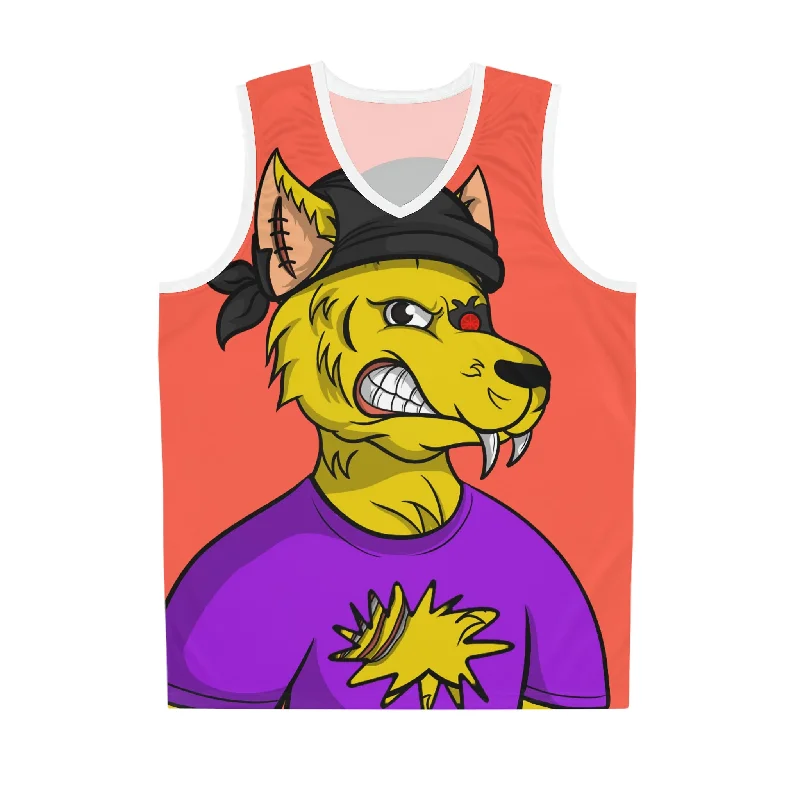 Basketball Jersey for Kids-Tough Wolf Beast Basketball Jersey