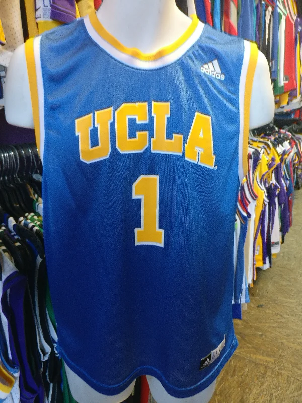 Basketball Jersey with Embroidered Name-Vintage #1 UCLA BRUINS NCAA Adidas Jersey YL