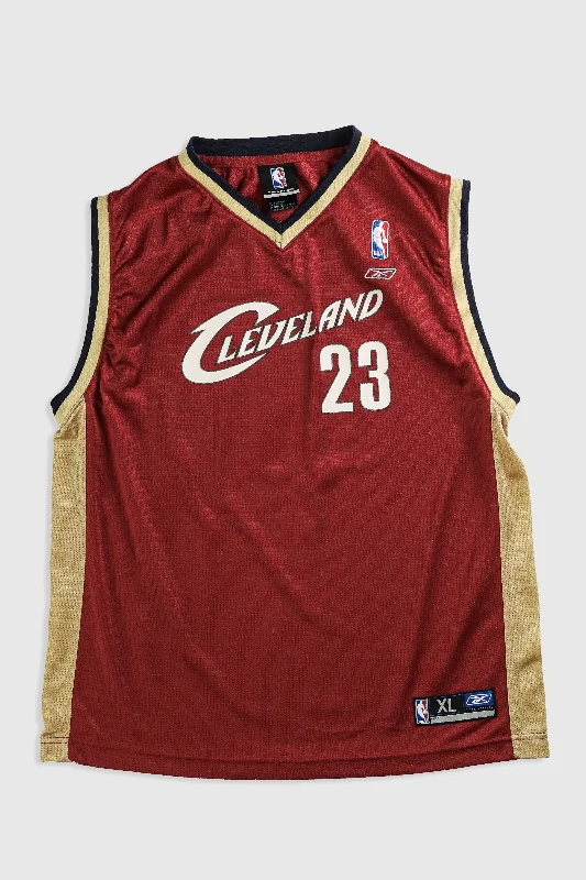 Basketball Jersey with Custom Emblems-Vintage Cavaliers Jersey - M