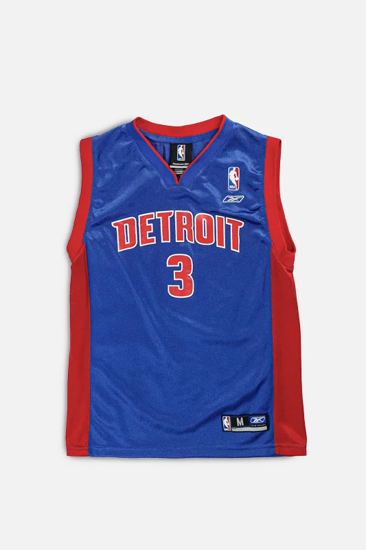 Basketball Jersey for Basketball Merchandise-Vintage Detroit Pistons NBA Jersey - Women's XS