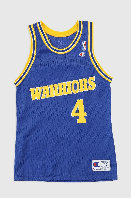 Basketball Jersey for League Players-Vintage Warriors NBA Jersey