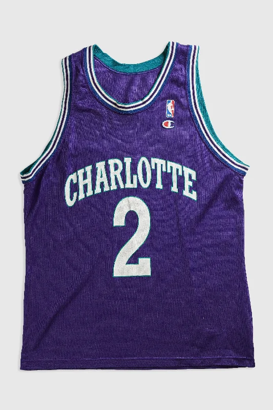 Custom Basketball Jersey for Fans-Vintage Hornets NBA Jersey