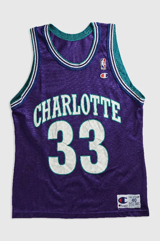 Basketball Jersey for Casual Wear-Vintage Hornets NBA Jersey