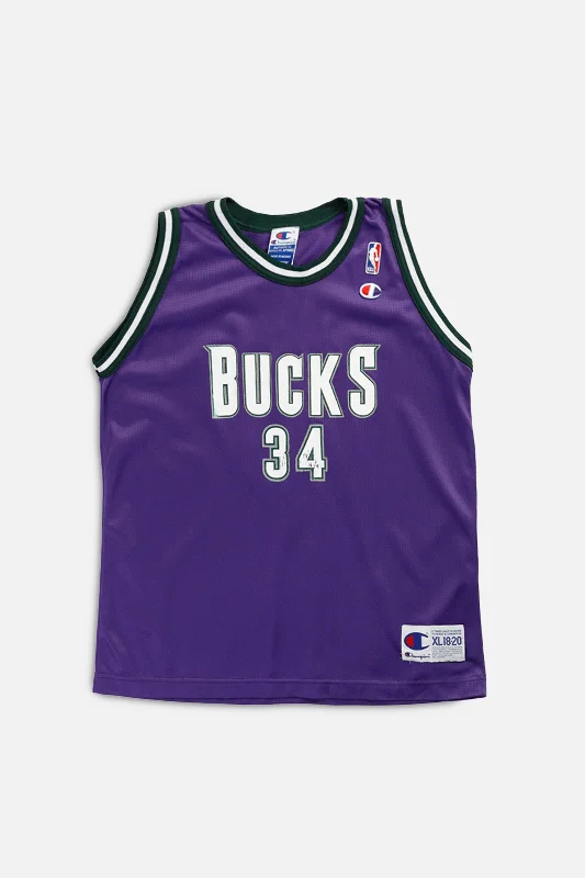 Basketball Jersey for Team-Vintage Milwaukee Bucks NBA Jersey - Women's M