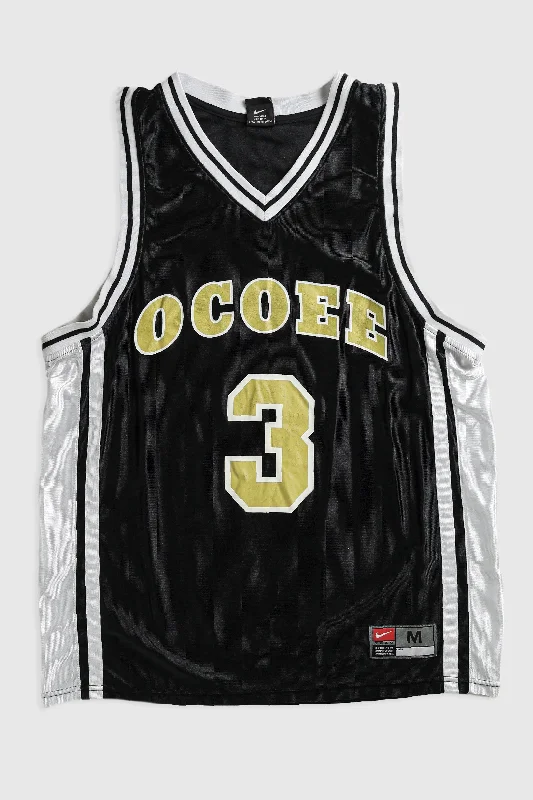 Custom Basketball Jersey with Mesh Panels-Vintage OCOEE Jersey