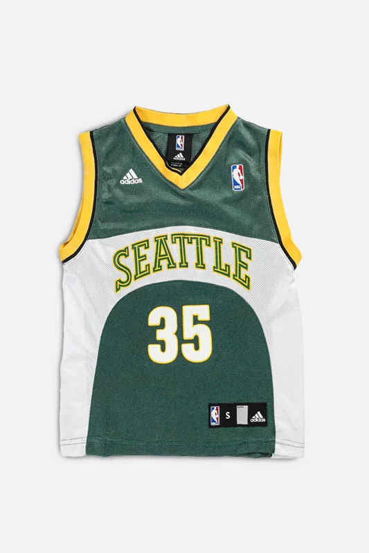 Basketball Jersey with Team Logo-Vintage Seattle SuperSonics NBA Jersey - Women's XS