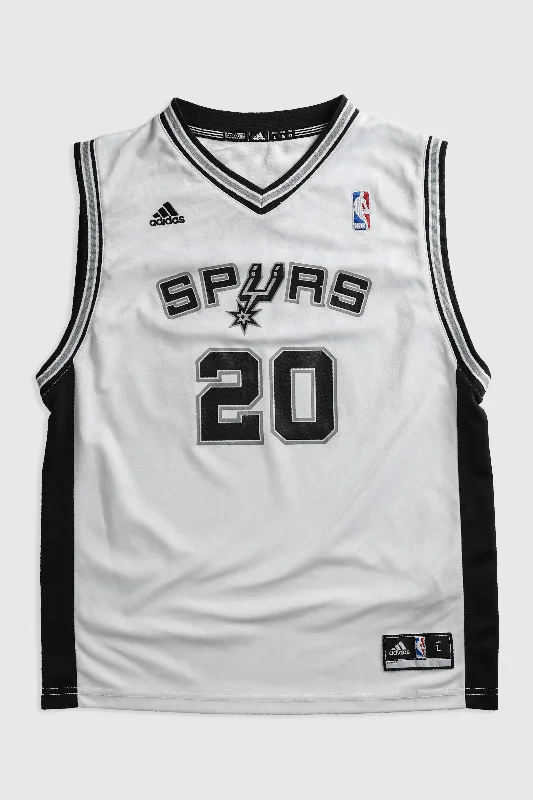 Basketball Jersey with V Neck-Vintage Spurs NBA Jersey - S