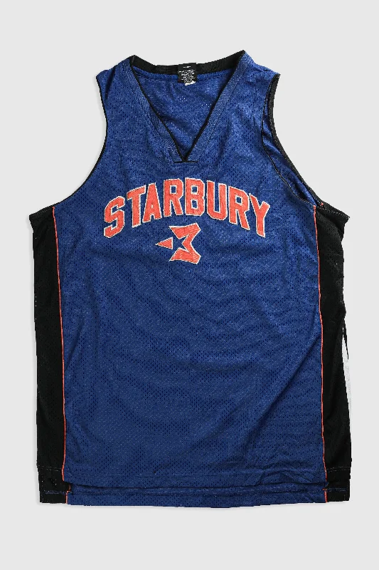 Basketball Jersey with Button Closure-Vintage Starbury Jersey