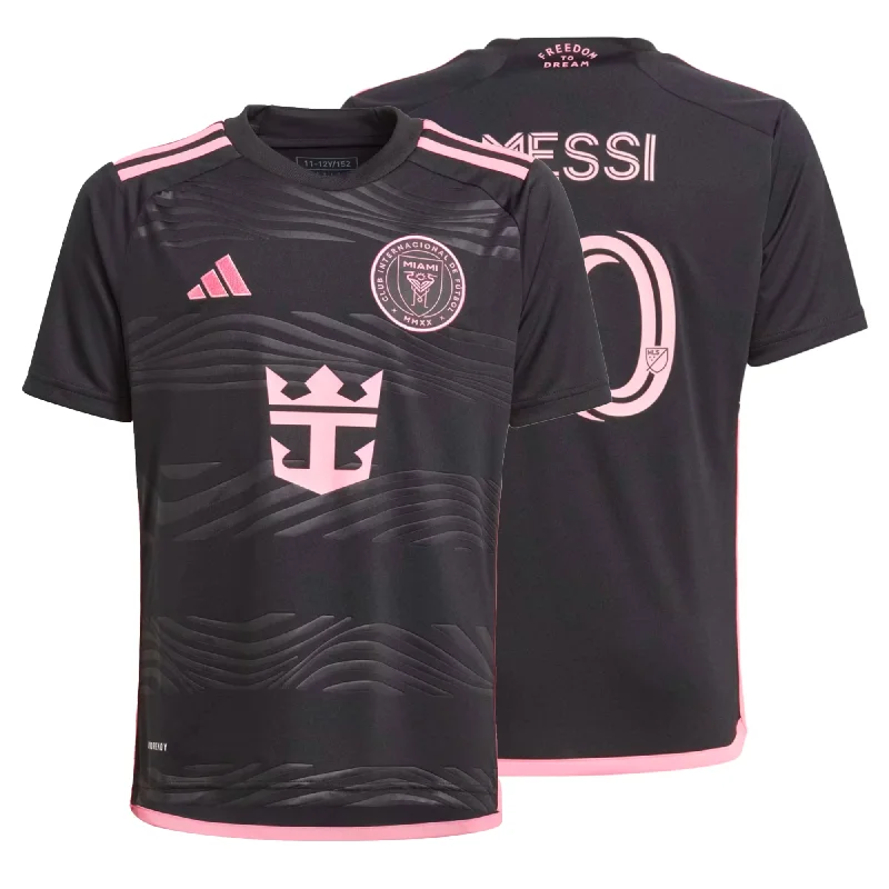 Football Jersey for Fan Gatherings-adidas Kids Inter Miami 2024/25 Away Jersey w/ Messi #10 Printing