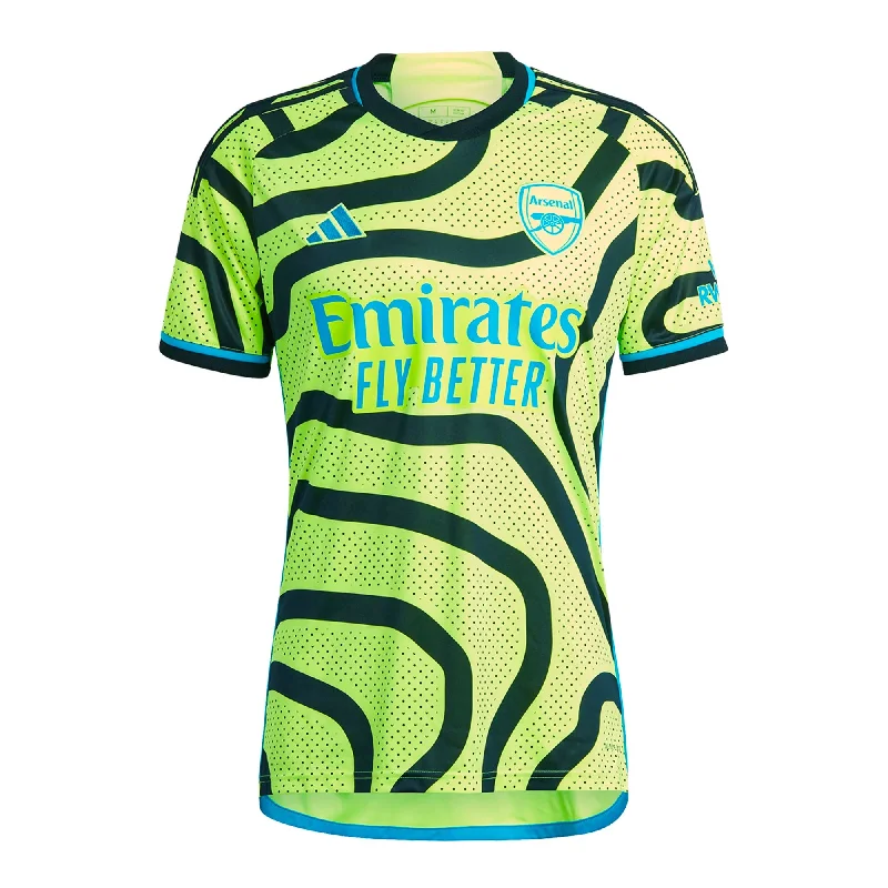 Football Jersey with Bold Patterns-adidas Men's Arsenal 2023/24 Away Jersey Yellow/Black