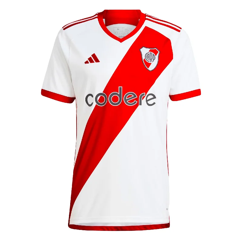 Custom Football Jersey for Sports Fans-adidas Men's River Plate 2023/24 Home Jersey White/Red