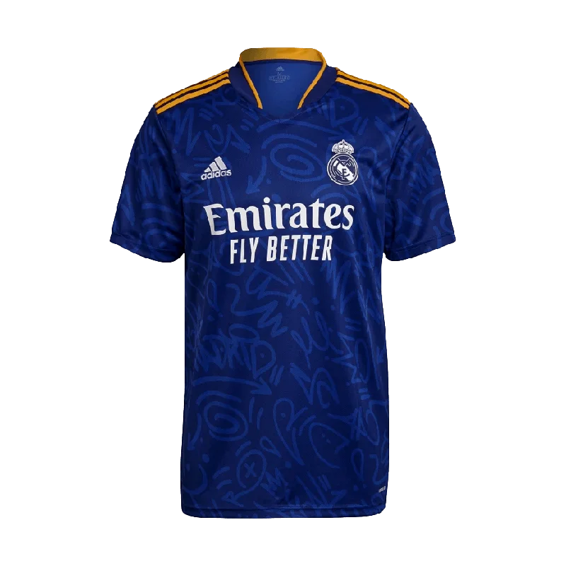 Football Jersey with Custom Emblems-Adidas Real Madrid 21/22 Away Jersey