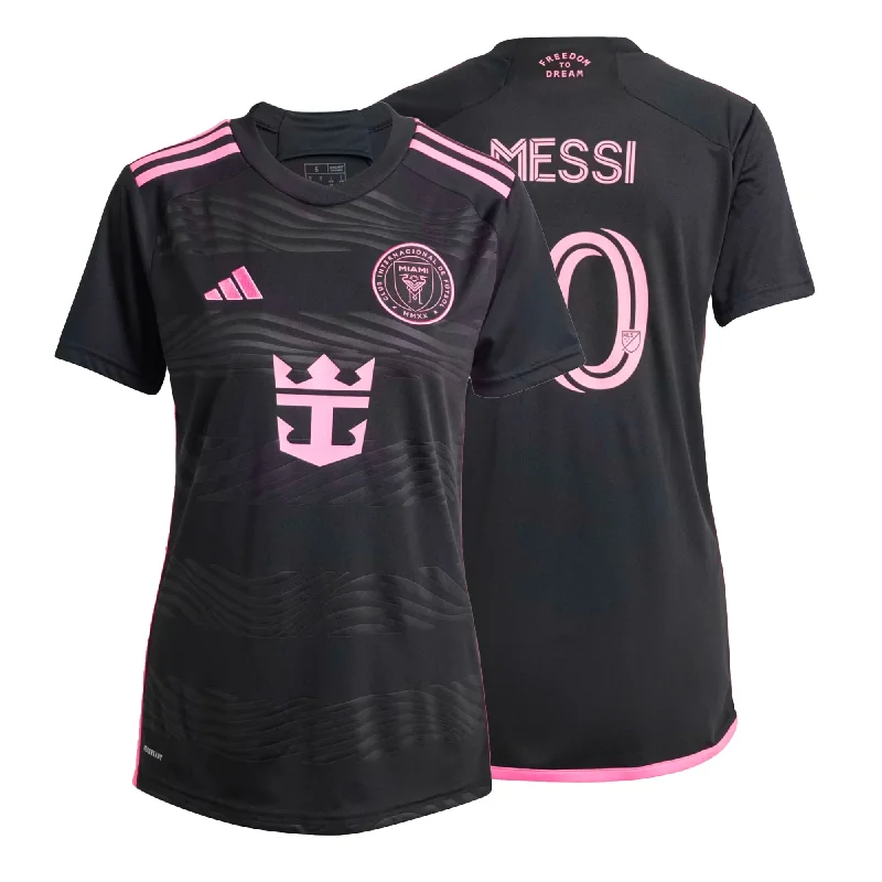 Football Jersey with Custom Patterns-adidas Women's Inter Miami 2024/25 Away Jersey w/ Messi #10 Printing