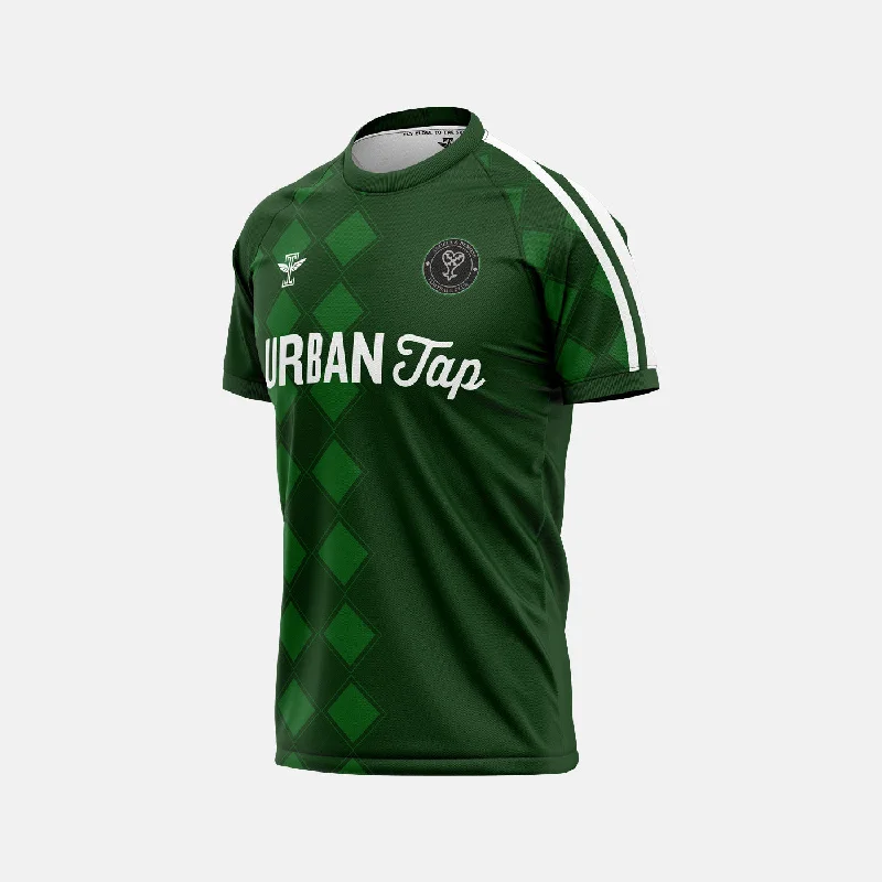 Football Jersey with Soft Fabric-Angels & Demons FC Green Jersey