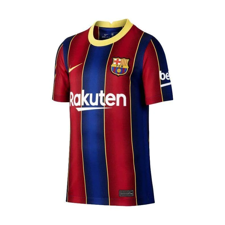 Football Jersey for Practice-Barcelona 20/21 Youth Home Jersey