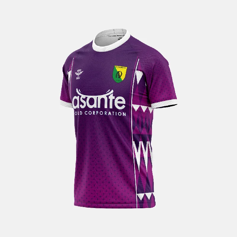 Football Jersey with Unique Graphics-Bibiani Goldstars Goalkeeper Away Jersey